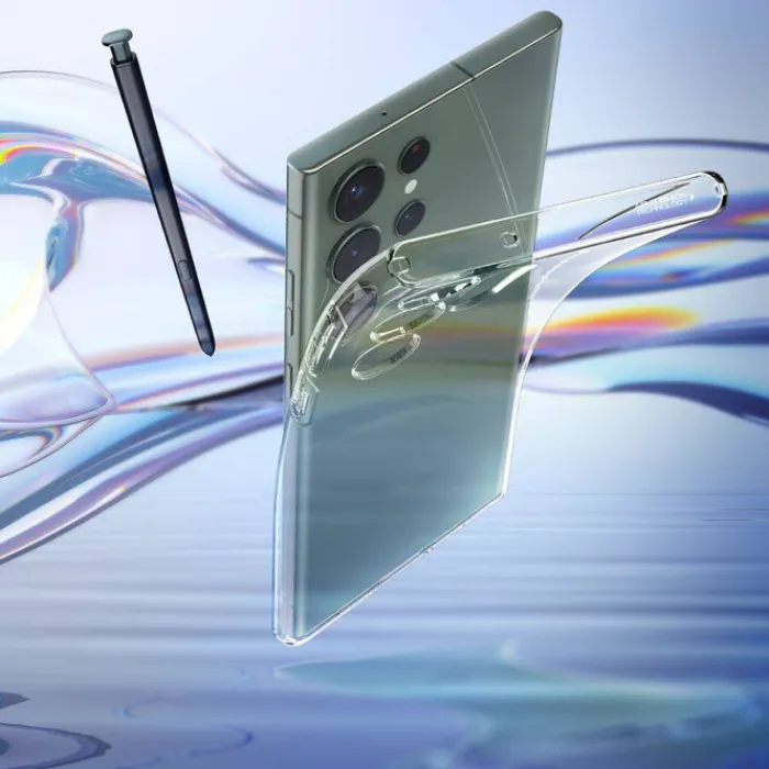 Spigen Samsung|Galaxy S23 Ultra-Etui Liquid Crystal Samsung S23 Ultra Crystal Clear Przezroczysty Case