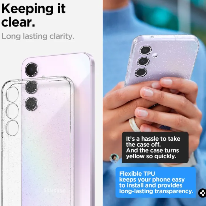 Spigen Samsung|Galaxy A55-Etui Liquid Crystal Samsung Galaxy A55 5g Glitter Crystal Case