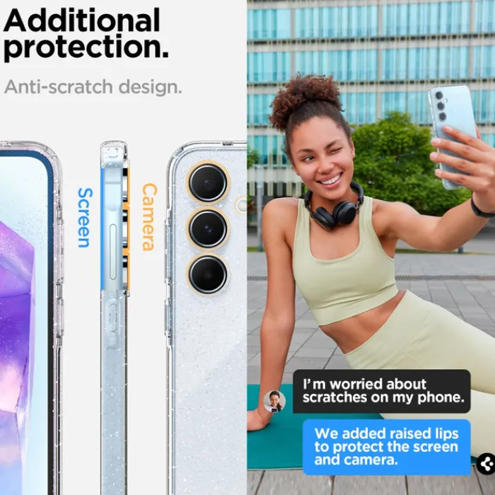 Spigen Samsung|Galaxy A55-Etui Liquid Crystal Samsung Galaxy A55 5g Glitter Crystal Case