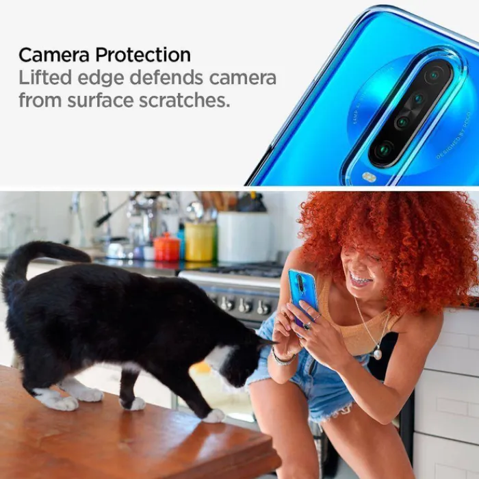 Spigen Xiaomi|Mi 10T-Etui Liquid Crystal Xiaomi Poco X2 / Redmi K30 Clear Przeźroczyste Case