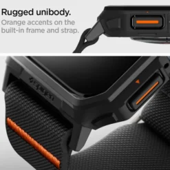Spigen Apple Watch Se 44Mm|Apple Watch 9 45Mm-Etui LITE FIT ”PRO” APPLE WATCH 4 / 5 / 6 / 7 / 8 / 9 / SE (44 / 45 MM) MATTE BLACK