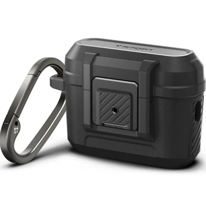 Spigen Inne|Airpods Pro-ETUI LOCK FIT AIRPODS PRO 1 / 2 MATTE BLACK