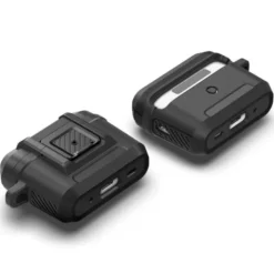Spigen Inne|Airpods Pro-ETUI LOCK FIT AIRPODS PRO 1 / 2 MATTE BLACK