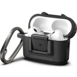 Spigen Inne|Airpods Pro-ETUI LOCK FIT AIRPODS PRO 1 / 2 MATTE BLACK