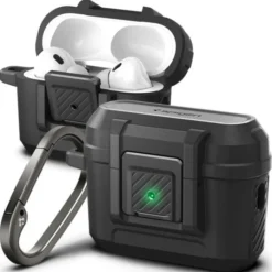 Spigen Inne|Airpods Pro-ETUI LOCK FIT AIRPODS PRO 1 / 2 MATTE BLACK