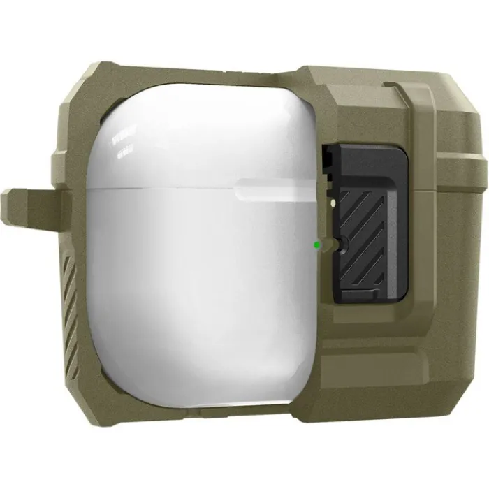 Spigen Airpods Pro|Etui Airpods-Etui Lock Fit Airpods Pro 1 / 2 Vintage Khaki Case