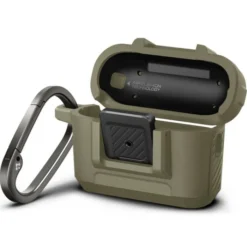 Spigen Airpods Pro|Etui Airpods-Etui Lock Fit Airpods Pro 1 / 2 Vintage Khaki Case