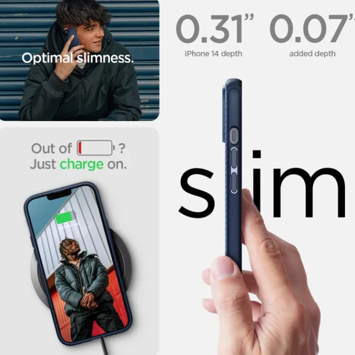 Spigen Apple|Iphone 14 Plus-Etui Mag Armor iPhone 14 Plus Navy Blue