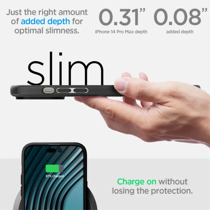Spigen Iphone 14 Pro Max|Apple-Etui Mag Armor iPhone 14 Pro Max Matte Black