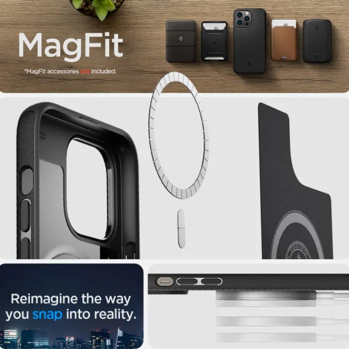 Spigen Iphone 14 Pro Max|Apple-Etui Mag Armor iPhone 14 Pro Max Matte Black