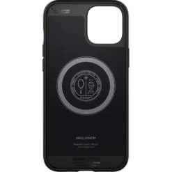 Spigen Apple|Magsafe-Etui Mag Armor iPhone 12 12 Pro Matte Black Czarne Case