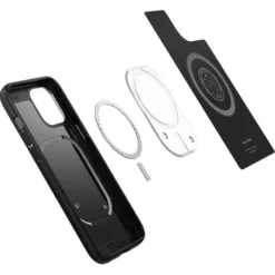 Spigen Apple|Magsafe-Etui Mag Armor iPhone 12 12 Pro Matte Black Czarne Case