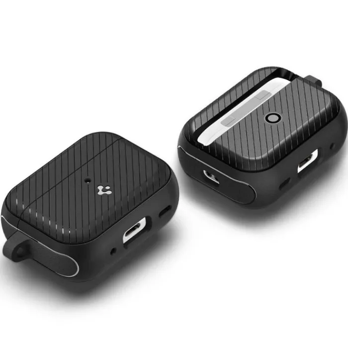 Spigen Airpods Pro|Etui Airpods-Etui Mag Armor Magsafe Apple Airpods Pro 1 / 2 Matte Black Case