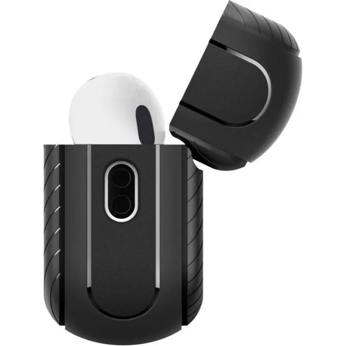 Spigen Airpods Pro|Etui Airpods-Etui Mag Armor Magsafe Apple Airpods Pro 1 / 2 Matte Black Case