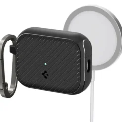 Spigen Airpods Pro|Etui Airpods-Etui Mag Armor Magsafe Apple Airpods Pro 1 / 2 Matte Black Case