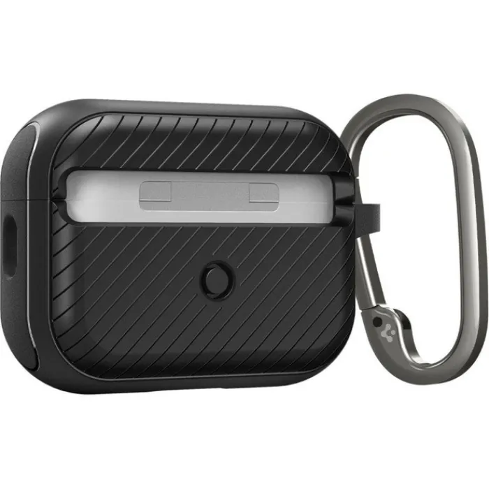 Spigen Airpods Pro|Etui Airpods-Etui Mag Armor Magsafe Apple Airpods Pro 1 / 2 Matte Black Case