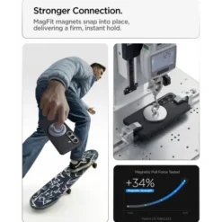 Spigen Samsung|Galaxy S26-ETUI NANO POP MAG SAMSUNG GALAXY S26 MAGSAFE BLACK SESAME