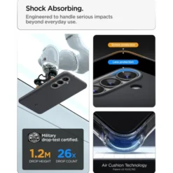 Spigen Samsung|Galaxy S26-ETUI NANO POP MAG SAMSUNG GALAXY S26 MAGSAFE BLACK SESAME
