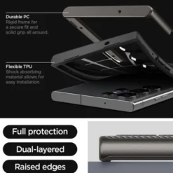 Spigen Samsung|Galaxy S23 Ultra-Etui Neo Hybrid Galaxy S23 Ultra Gunmetal Case