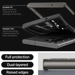 Spigen Samsung|Galaxy S23 Ultra-Etui Neo Hybrid Galaxy S23 Ultra Gunmetal Case