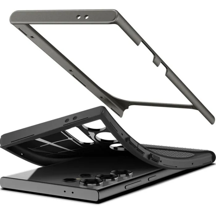 Spigen Samsung|Galaxy S24 Ultra-Etui Neo Hybrid Samsung Galaxy S24 Ultra Gunmetal Case