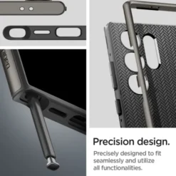 Spigen Samsung|Galaxy S24 Ultra-Etui Neo Hybrid Samsung Galaxy S24 Ultra Gunmetal Case