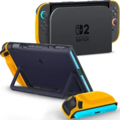 Spigen Nintendo|Akcesoria Do Konsol-ETUI NINTENDO SWITCH 2 NANO POP BLUEBERRY NAVY
