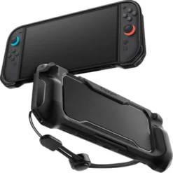 Spigen Inne Marki|Akcesoria Do Konsol-ETUI NINTENDO SWITCH 2 RUGGED ARMOR MATOWE CZARNE