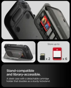 Spigen Nintendo|Akcesoria Do Konsol-ETUI NINTENDO SWITCH 2 SNAP CZARNE