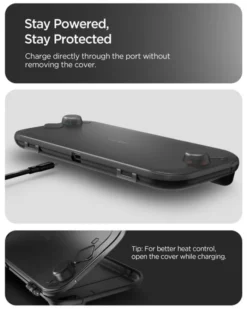 Spigen Nintendo|Akcesoria Do Konsol-ETUI NINTENDO SWITCH 2 THIN FIT 360 FROST BLACK