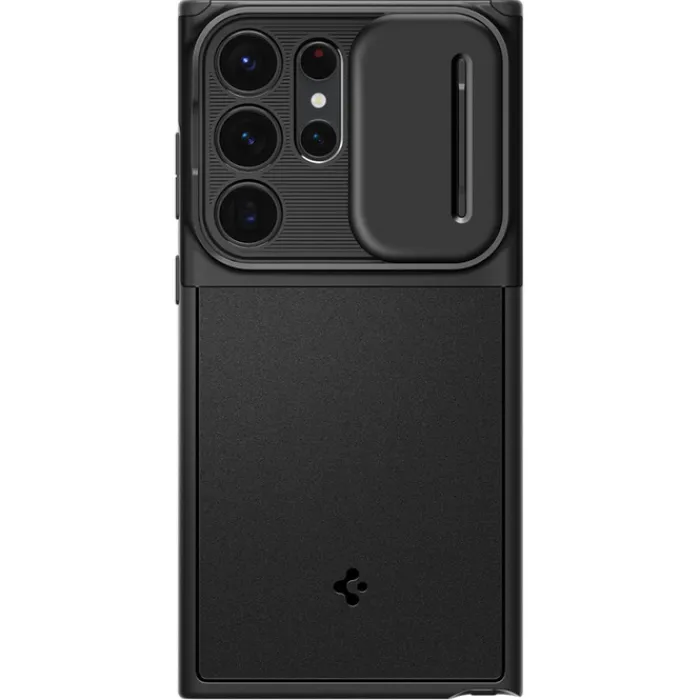 Spigen Samsung|Galaxy S23 Ultra-Etui Optik Armor Galaxy S23 Ultra Black Case
