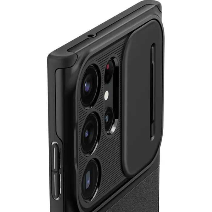 Spigen Samsung|Galaxy S23 Ultra-Etui Optik Armor Galaxy S23 Ultra Black Case