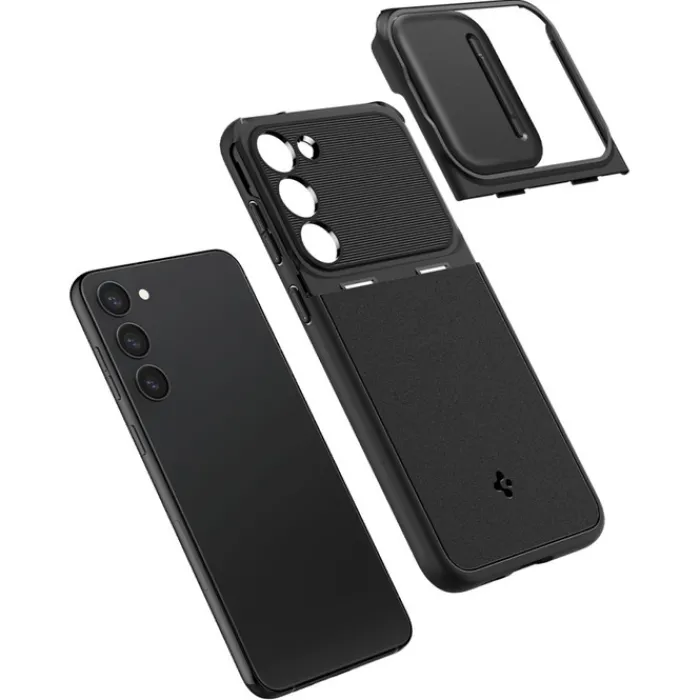 Spigen Samsung|Galaxy S23-Etui Optik Armor Galaxy S23 Black Case