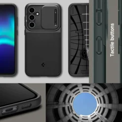 Spigen Samsung|Galaxy S23 Fe-Etui Optik Armor Galaxy S23 FE Black Case