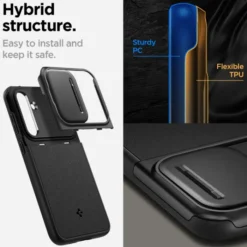 Spigen Samsung|Galaxy S23 Fe-Etui Optik Armor Galaxy S23 FE Black Case