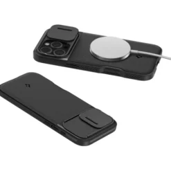 Spigen Iphone 16 Pro Max|Iphone 16 Pro Max-ETUI OPTIK ARMOR MAG MAGSAFE IPHONE 16 PRO MAX BLACK