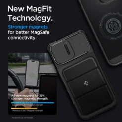 Spigen Iphone 16 Pro Max|Iphone 16 Pro Max-ETUI OPTIK ARMOR MAG MAGSAFE IPHONE 16 PRO MAX BLACK