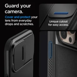Spigen Apple|Magsafe-ETUI OPTIK ARMOR MAG MAGSAFE IPHONE 16 PRO BLACK
