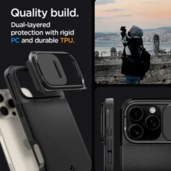 Spigen Apple|Magsafe-ETUI OPTIK ARMOR MAG MAGSAFE IPHONE 16 PRO BLACK