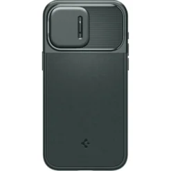 Spigen Iphone 15 Pro|Iphone 15 Pro-Etui Optik Armor Mag Magsafe iPhone 15 Pro Abyss Green Case