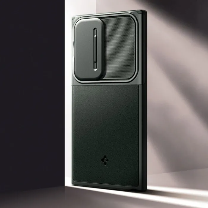 Spigen Samsung|Galaxy S24 Ultra-Etui Optik Armor Samsung Galaxy S24 Ultra Abyss Green Case