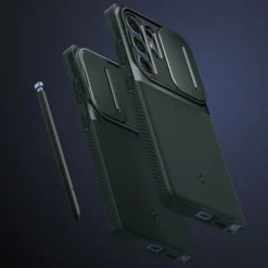 Spigen Samsung|Galaxy S25 Ultra-ETUI OPTIK ARMOR SAMSUNG GALAXY S25 ULTRA ABYSS GREEN