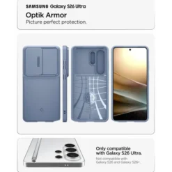 Spigen Samsung|Galaxy S26 Ultra-ETUI OPTIK ARMOR SAMSUNG GALAXY S26 ULTRA LIGHT BLUE