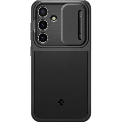 Spigen Samsung|Galaxy S24-Etui Optik Armor Samsung Galaxy S24 Black Case