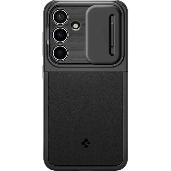 Spigen Samsung|Galaxy S24-Etui Optik Armor Samsung Galaxy S24 Black Case