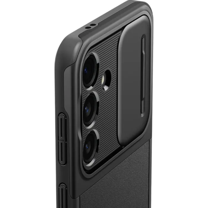 Spigen Samsung|Galaxy S24-Etui Optik Armor Samsung Galaxy S24 Black Case