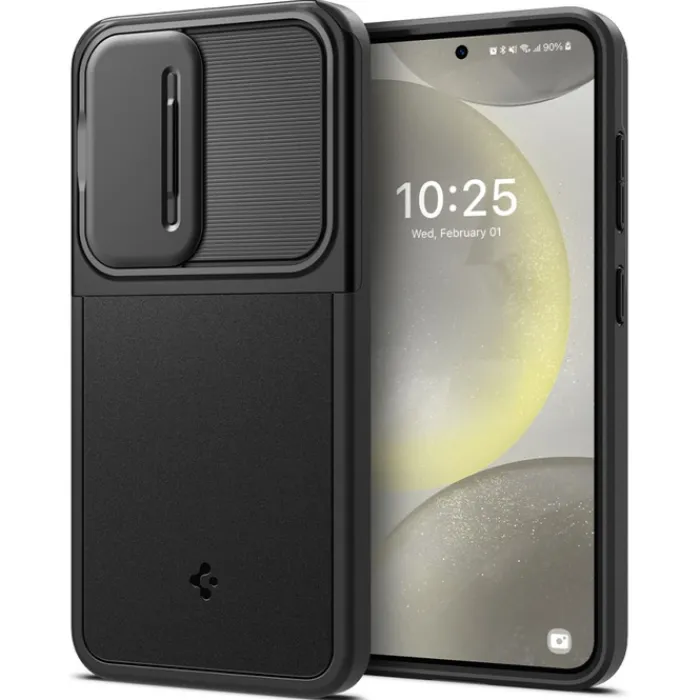 Spigen Samsung|Galaxy S24-Etui Optik Armor Samsung Galaxy S24 Black Case
