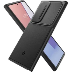 Spigen Samsung|Galaxy S24 Ultra-Etui Optik Armor Samsung Galaxy S24 Ultra Black Case