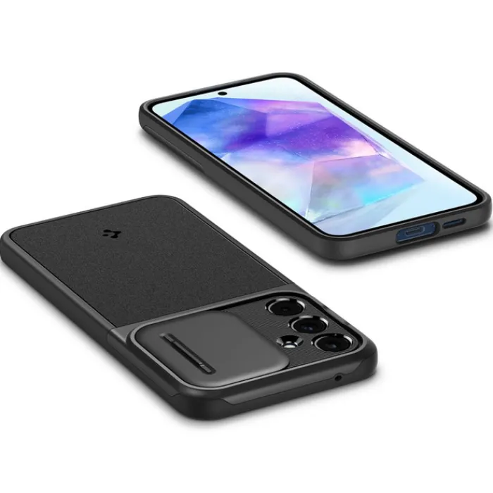 Spigen Samsung|Galaxy A55-Etui Optik Armor Samsung Galaxy A55 5g Black Case