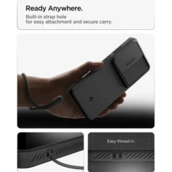 Spigen Samsung|Galaxy S26 Ultra-ETUI OPTIK ARMOR SAMSUNG GALAXY S26 ULTRA BLACK
